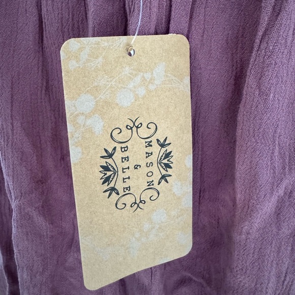 Women's Mauve Ruffle Tank Top Size Medium NWOT - Picture 4 of 4